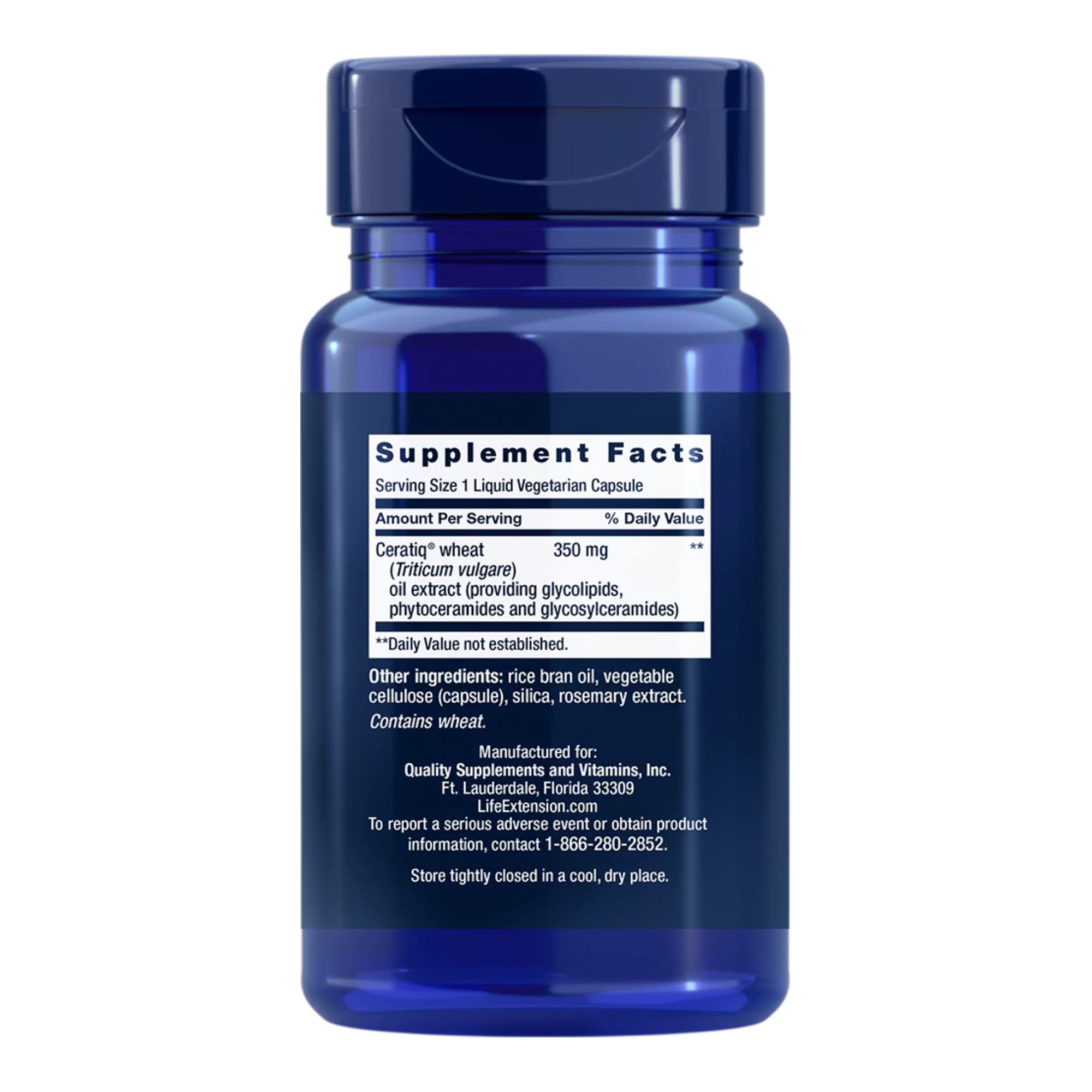 Skin Restoring Ceramides 30ct - Supplement Facts