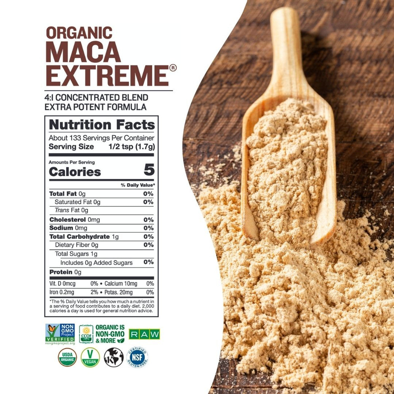 Maca Extreme, 8oz, Organic