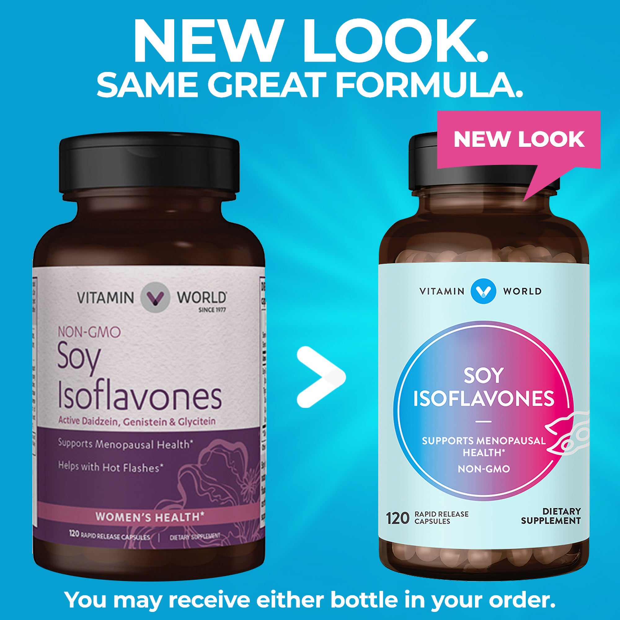 Isoflavonas de soja 120 cápsulas de liberación rápida