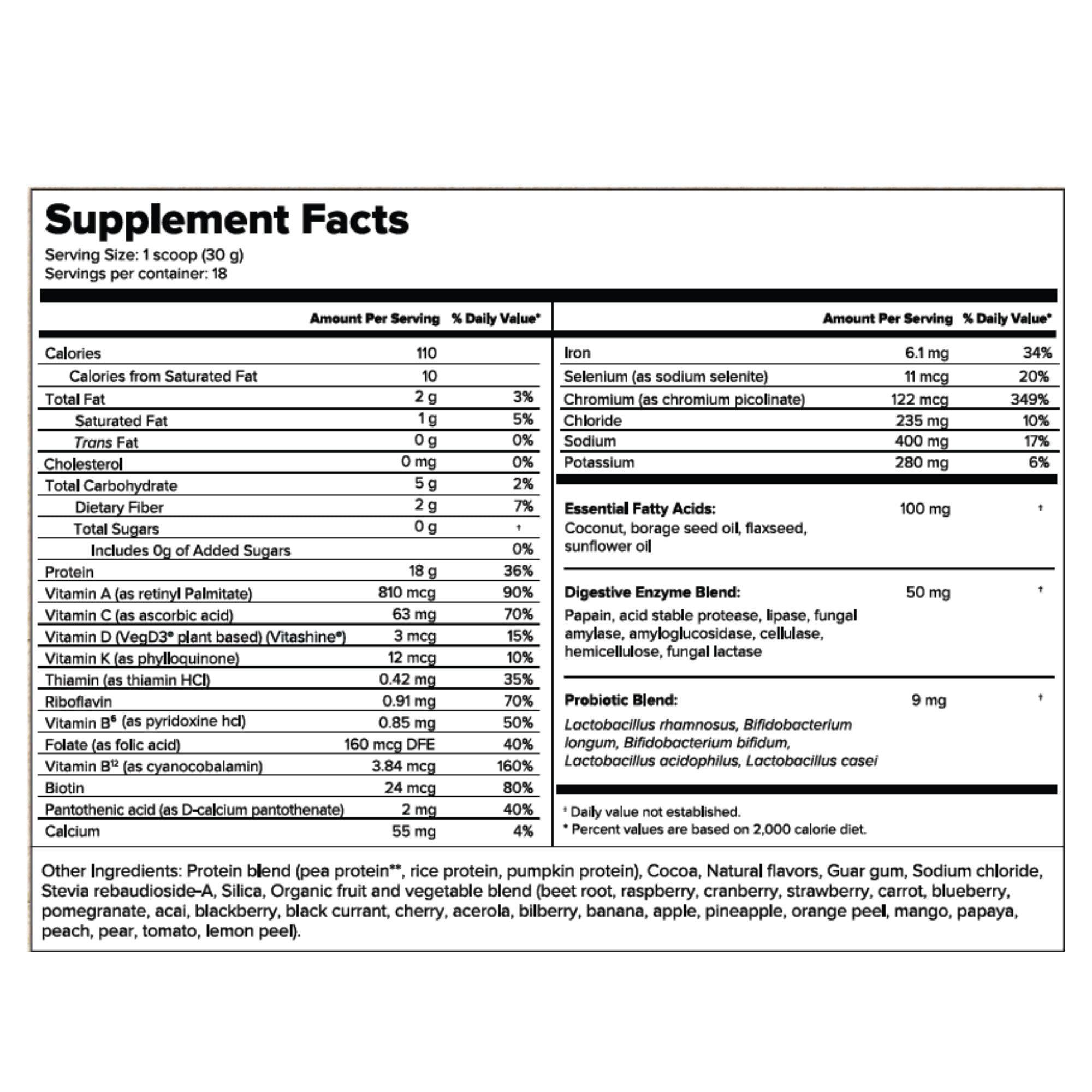 Chocolate Smoothie Protein Powder