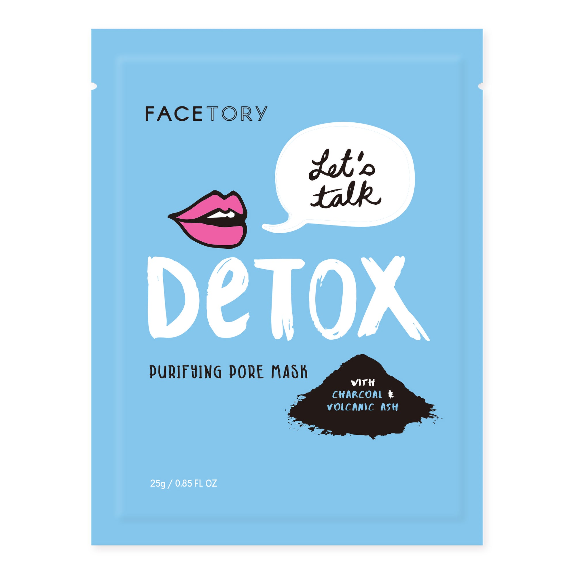 Mascarilla Detox Let's Talk (Paquete de 6)