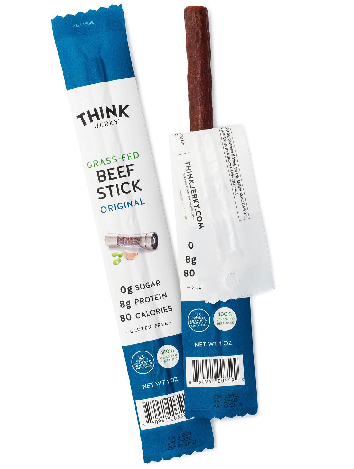 Palitos de carne TJ de 1 oz cada uno