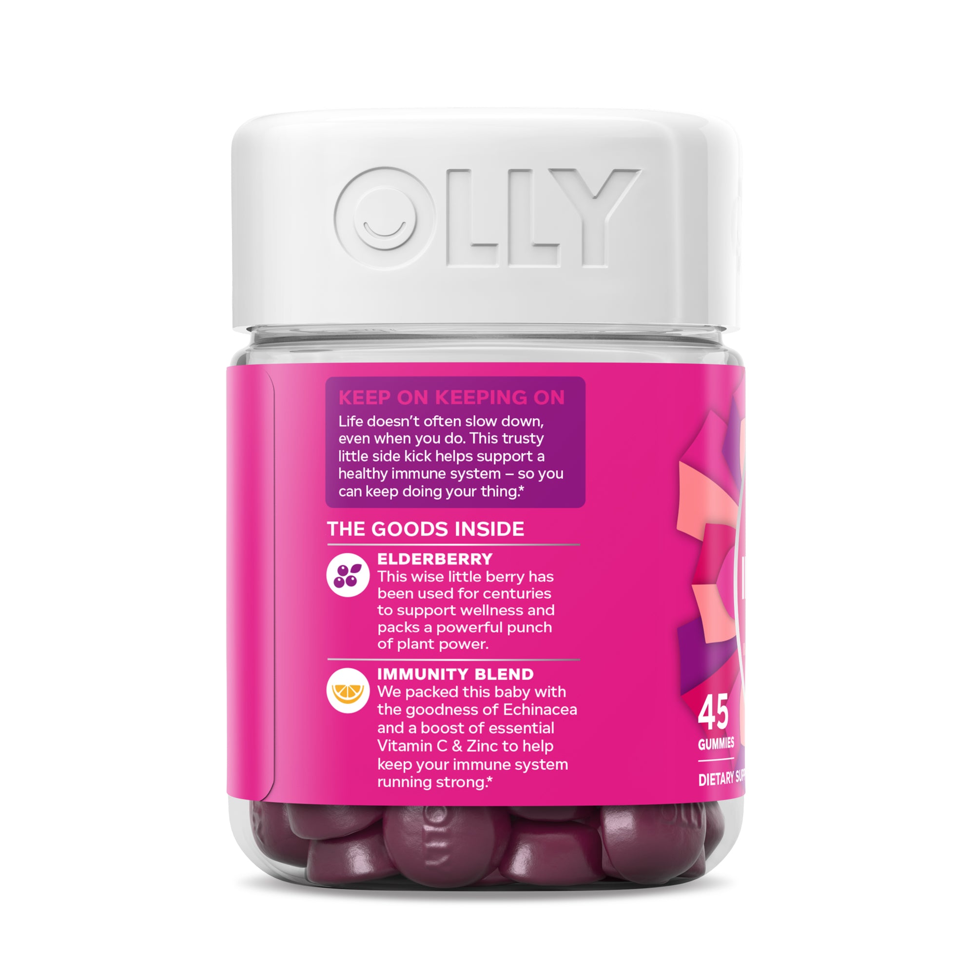 Gomitas OLLY Active Immunity + Elderberry Berry Brave