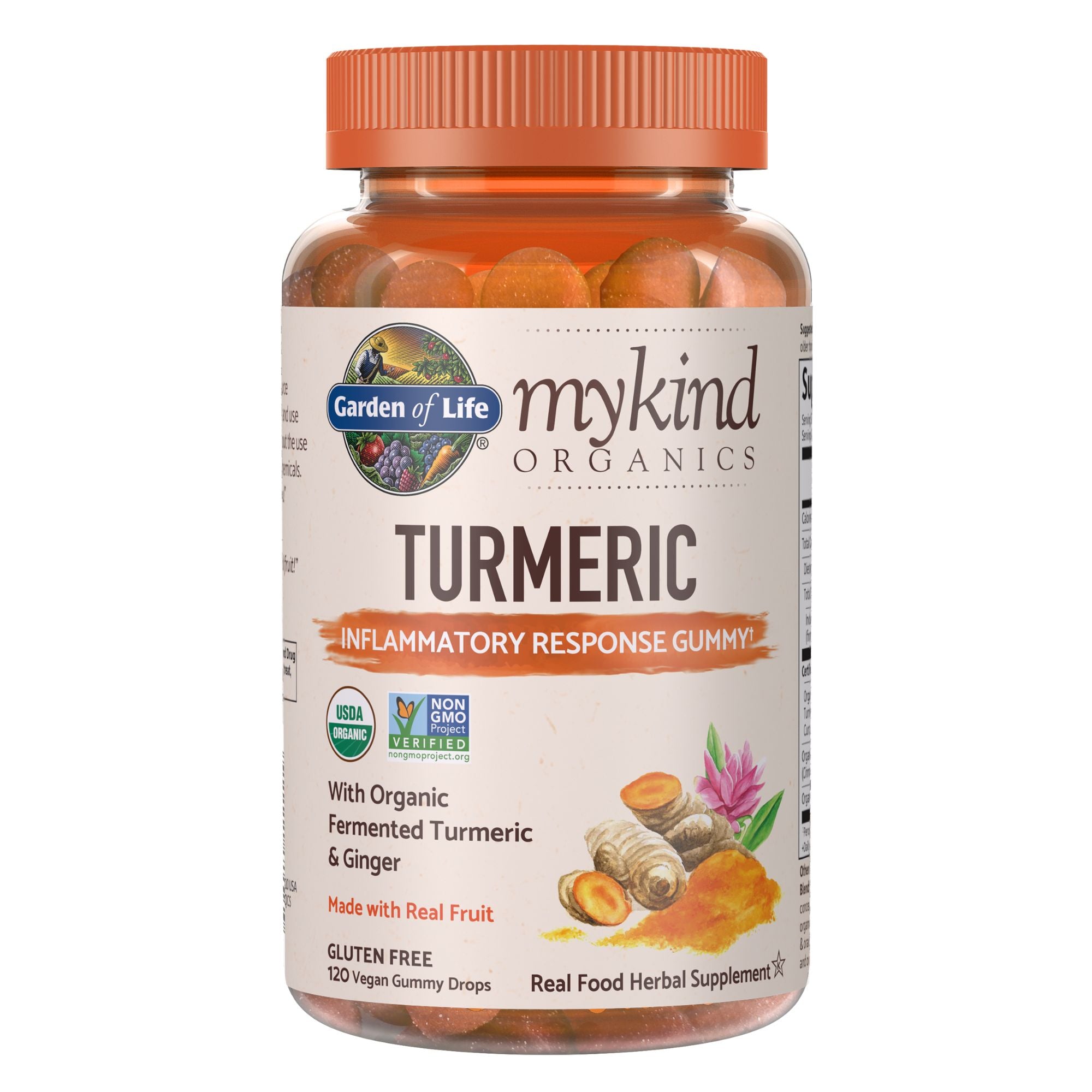 Gomitas de cúrcuma myKind Organics