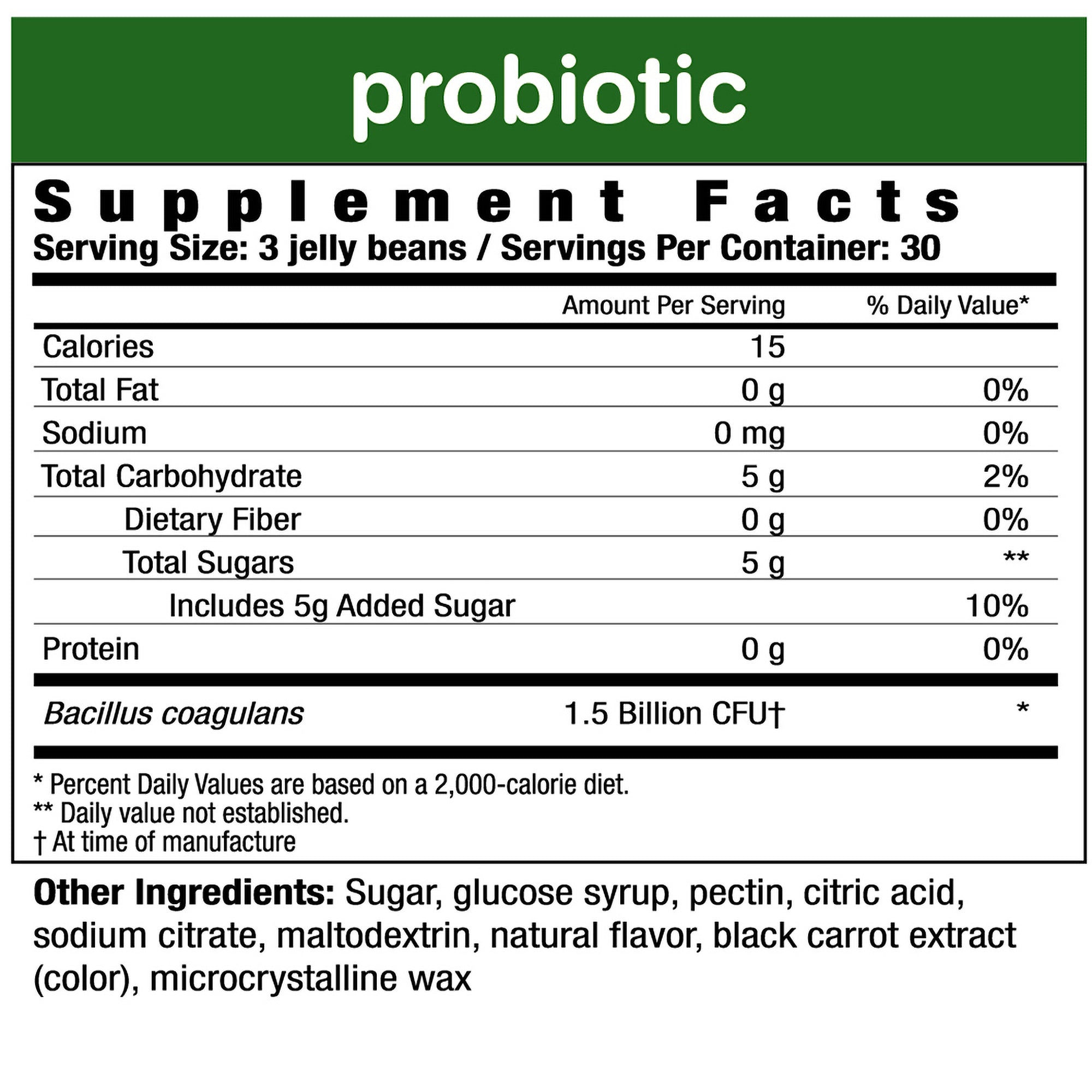 VitaDrops Probiotic Jellybeans